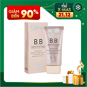 Kem nền siêu mịn tự nhiên lâu trôi chiết xuất ốc sên Hàn quốc BB cream Benew SPF 50 PA+++ ( 50ml)