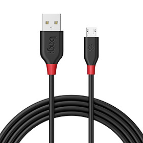 Mua Dây Cáp Sạc Nhanh Sợi Đồng Mạ Thiếc Tích Hợp IC Thông Minh Dài 1.5m Cổng Micro USB - Bagi MA150  - Hàng Chính Hãng