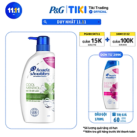 Dầu Gội Head & Shoulders Bạc Tình Hà Làm Sạch Gàu (625ml)
