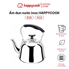 Ấm đun nước inox Happy Cook HGK-300T - Hàng Chính Hãng