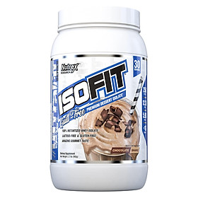 Nutrex ISOFIT, Sữa Tăng Cơ, Hỗ Trợ Đốt Mỡ, Bổ Sung 25G Whey Protein Isolate Tinh Khiết - Không Chứa Lactose, 12.2G EAA, 5.9G BCAA, Hộp 993G,  30 Lần Dùng