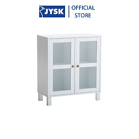 Kệ trưng bày | JYSK Skals | gỗ công nghiệp | trắng | R71xS35xC71/81cm