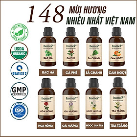 Tinh Dầu Thiên Nhiên Nguyên Chất HOMER Sả Chanh/ Quế/ Oải hương/ Bưởi/ Cam/ Hoa Lài/ Quýt/ Tràm Huế/ Hoa Hồng/ Lavender/ Ngọc Lan Tây/ Tràm Trà/ Sả Java/ Trà Xanh/ Cà Phê/ Chanh (20ml)