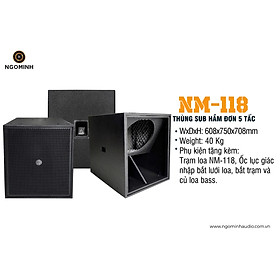 Mua THÙNG SUB HẦM ĐƠN 5 TẤC NM-118 - Hàng Chính Hãng