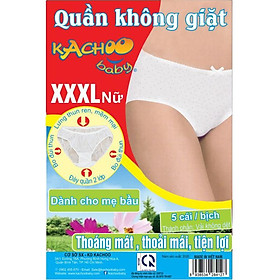 Quần lót giấy mặc 1 lần KACHOO, 5 cái/bịch,thoáng mát, tiện lợi khi đi du lịch hay những ngày ấy