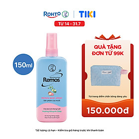 Xịt chống muỗi cho bé từ 6 tháng tuổi hương khuynh diệp Rohto Mentholatum Remos Baby Spray 150ml