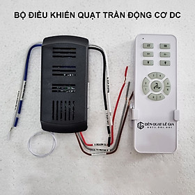 Mua Bộ Nguồn Và Điều Khiển Từ Xa Quạt Trần DC Lê Gia 8 Số