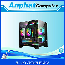 Mua Vỏ Máy Tính Case VSP X2 Galaxy (Black/White) - Hàng Chính Hãng