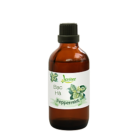Tinh dầu bạc hà leviter 100ml tặng kèm gel rửa tay khô sạch da kháng khuẩn hương bạc hà 100ml