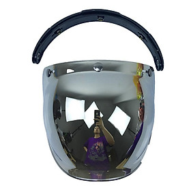 Motorcycle Helmet Glass Flip Up Helmet Bubble Shield Helmet Lens