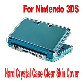 Vỏ da cứng trong suốt như pha lê mới Vỏ bảo vệ hoàn toàn Vỏ phụ kiện chơi game bằng nhựa cho Nintendo 3DS Bảng điều khiển N3DS Màu sắc: 1x cho Nintendo 3DS