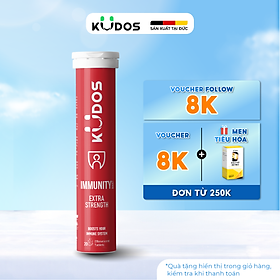 Thực phẩm bảo vệ sức khỏe KUDOS IMMUNITY BOOST EXTRA STRENGTH (20 viên/ tuýp)