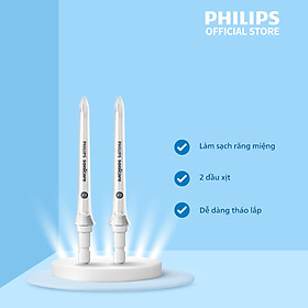 Combo 2 đầu xịt máy tăm nước chính hãng Philips Sonicare HX3042 làm sạch