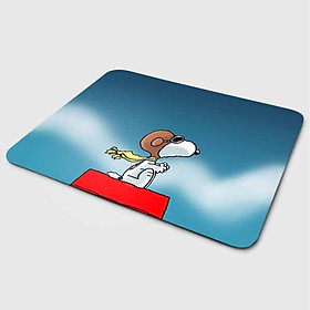 Mua Miếng lót chuột mẫu Cún Snoopy Hóng Gió (20x24 cm) - Hàng Chính Hãng