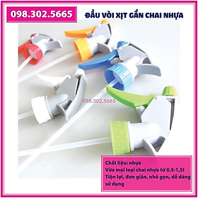 Combo 10 Đầu vòi xịt phun sương lắp chai nhựa, Bơm tưới lắp chai pet - Dễ dàng sử dụng