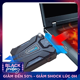 Quạt hút gió tản nhiệt laptop máy tính đế tản nhiệt tương thích với mọi loại laptop