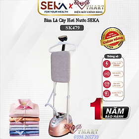Bàn Là Cây Hơi Nước SEKA SK479 Kèm Bàn Ủi Công Suất 2000W Dễ Dàng Sử Dụng, Phù Hợp Nhiều Loại Vải- Hàng Chính Hãng