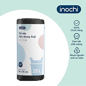 Túi rác tiện dụng Inochi - Soji 25L x 28 túi (Size M)(có quai cầm)