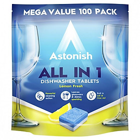 100 viên rửa chén bát tất cả trong 1 Astonish C2171