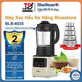 Máy Làm Sữa Hạt BlueStone BLB-6035, 1,75Lít - 1700w, Máy Xay Nấu Đa Năng, Cháo Dinh Dưỡng, Hàng Chính Hãng