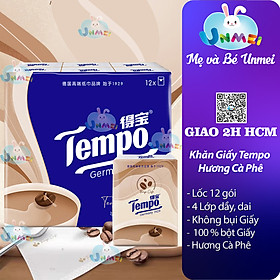 Tempo - Khăn GiấyBỏ túi Tempo Petit Cao Cấp Bạc Hà/Gỗ Táo/Sakura tặng 1 khăn sữa cao cấp thương hiệu Unmei