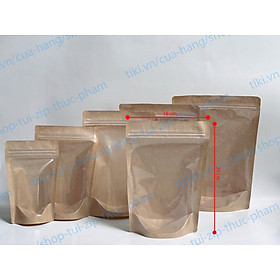 Mua 1KG Túi Zip zipper ziplock đựng bánh kẹo - Túi giấy đựng thực phẩm  túi đựng bánh kẹo - size