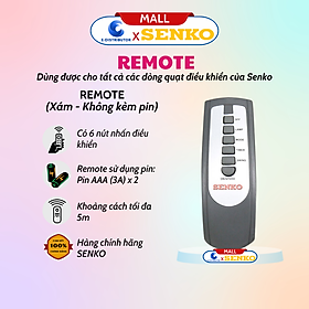 Remote điều khiển dành cho quạt điều khiển Senko - hàng chính hãng