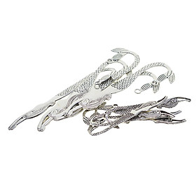 10pcs Antique Silver Bookmark Charms Pendants for Crafting, Jewelry Findings Making Accessory for DIY Necklace Bracelet