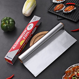 Giấy bạc nướng thức ăn, màng nhôm nướng thịt, bảo quản thực phẩm, cá BBQ-K1728