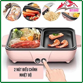 Mua Nồi Lẩu Nướng BITANO 2 Ngắn