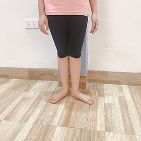 Quần legging bé gái từ 20 đến 53 kg quần leg bé gái đùi ,quần legging thun lửng co giãn 4 chiều cho bé và mẹ từ 20 đến 52 kg. quần leging đôi cho cả mẹ và bé