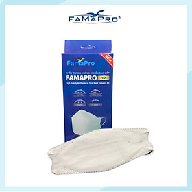 Khẩu Trang Y Tế Kháng Khuẩn Famapro 4D Chính Hãng - Hộp 10 cái - 5 màu lựa chọn