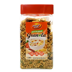 Ngũ cốc Granola Multigain dinh dưỡng buổi sáng, cung cấp năng lượng 800g Dan D Pak