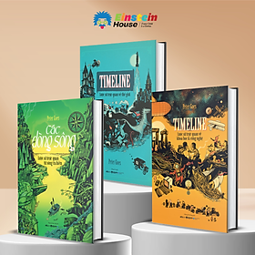 Combo/Lẻ: Timeline - Lược Sử Trực Quan Về Thế Giới + Timeline - Lược Sử Trực Quan Về Khoa Học & Công Nghệ + Các Dòng Sông - Lược Sử Trực Quan Từ Sông Ra Biển (Peter Goes)