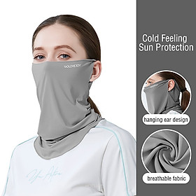 Khăn trùm kín mặt chống nắng, chống tia UV khi đi xe dành cho cả nam và nữ - Hàng chính hãng Khẩu Trang Unisex Văn Phòng Phượt Dã Ngoại Du Lịch - MÀU XÁM
