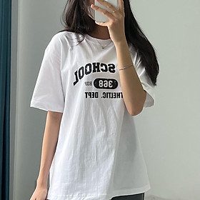 Áo Thun Unisex From Rộng Cho Cặp Đôi Nam Nữ Đều Mặc Được