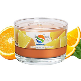 Ly nến thơm tinh dầu Bolsius Juicy Orange 155g QT024881 - hương cam ngọt, nến trang trí, thơm phòng, thư giãn, Hỗ trợ khử mùi