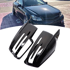 2x Car Mirror Cover Replacement Decorative Accessories External Mirror Shell for C Class   Easy Installation Stable Performance
