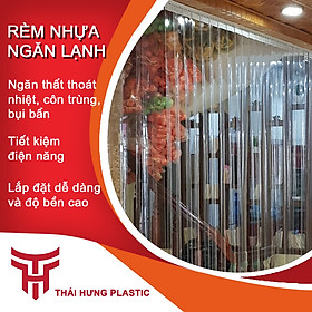 Rèm Nhựa Trong  PVC Cao 2,3m | Màn Nhựa | Rèm Nhựa Chuyên Dùng Cho Phòng Lắp Điều Hòa