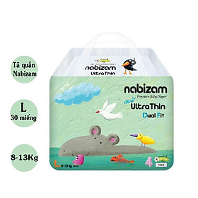 Combo 4 bịch tã bỉm Dán Quần Nabizam nội địa Hàn đủ size từ 4-20KG