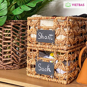 Khay lục bình đựng gia vị VIETBAS vuông LBK_005
