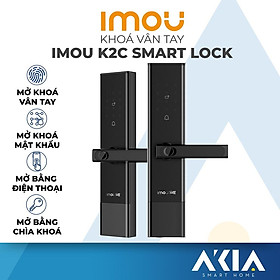 Khoá thông minh vân tay IMOU K2C phiên bản 2022 - 6 cách mở, Kết nối bluetooth, Lõi bảo mật cấp C, Bảo hành 2 năm - Hàng chính hãng