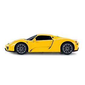 Đồ chơi xe mô hình điều khiển-R/C 1:24 PORSCHE 918 Spyder-Vàng RASTAR SKU R71400N/YEL