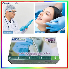 Mua Găng tay y tế HTC cao su Nitrile 100 cai/hộp