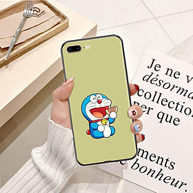 Ốp lưng điện thoại Iphone 7 Plus /8 Plus viền silicon dẻo TPU  hình Doremon Dễ Thương - Hàng chính hãng