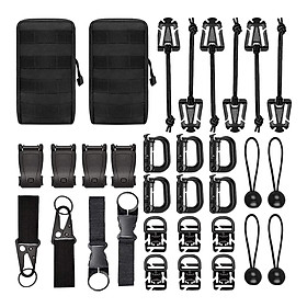 Waist Bag Pouch Key Holder Molle Accessories  Attachments for Running