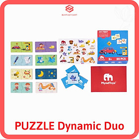 Đồ chơi xếp hình MyndToys My First Puzzle Dynamic Duo Cho Bé Từ 2 Tuổi -