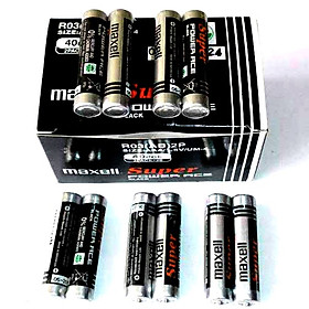 Hộp 40 Viên Pin Nhí AAA (3A) Maxell Super 1.5V - Sử dụng cho remote TV, remote máy lạnh,...