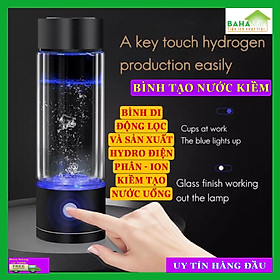 Mua BÌNH DI ĐỘNG LỌC SẢN XUẤT HYDRO ĐIỆN PHÂN - ION KIỀM TẠO NƯỚC UỐNG (BÌNH TẠO NƯỚC KIỀM)   BAHAMAR  Nước Hydro phong phú dễ hấp thu và có thể giúp tăng cường sự trao đổi chất và giảm táo bón ở một mức độ nào đó.