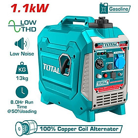 Mua MÁY PHÁT ĐIỆN DÙNG XĂNG BIẾN TẦN 1.1KW TOTAL TP515006 - HÀNG CHÍNH HÃNG
